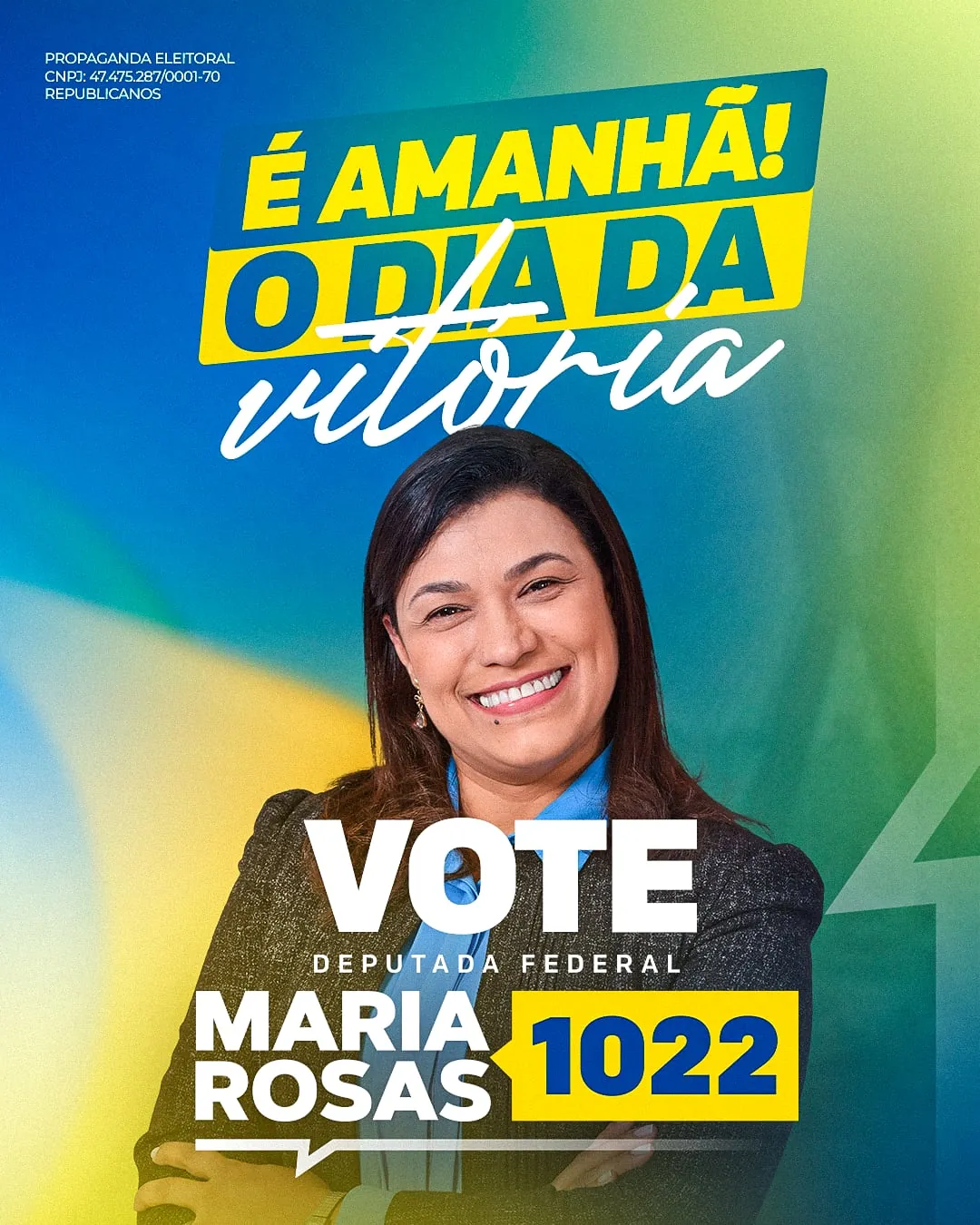 É amanhã