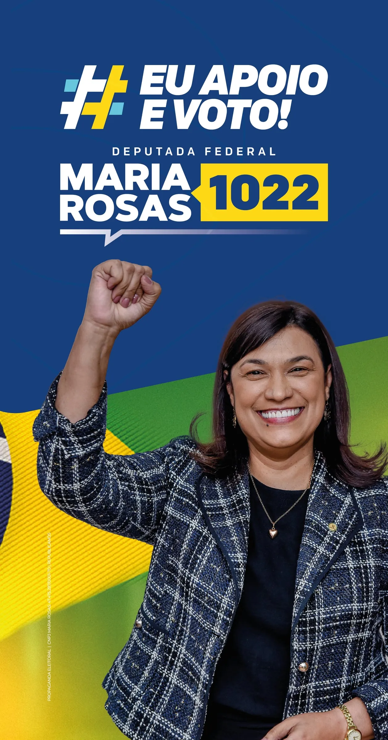 Eu apoio e voto