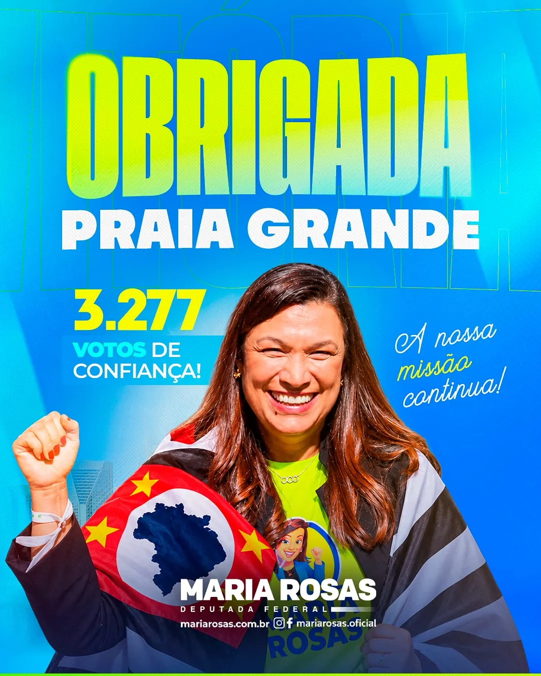 Obrigada — Praia Grande